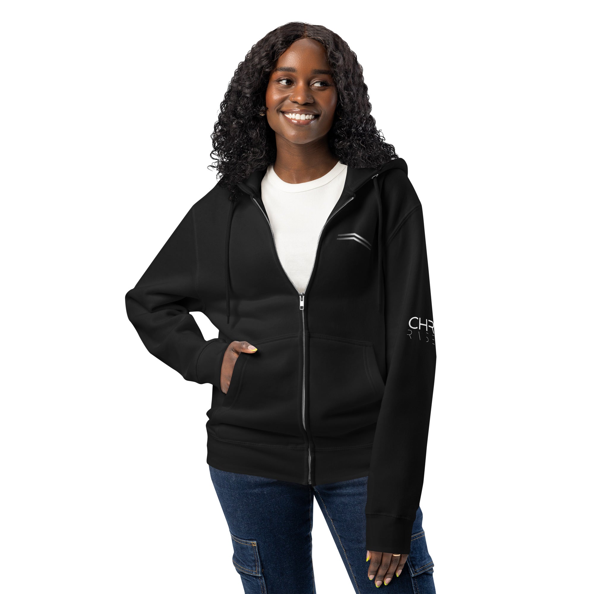 Rise Flagship Black - Full Zip Hoodie - Ensound.com