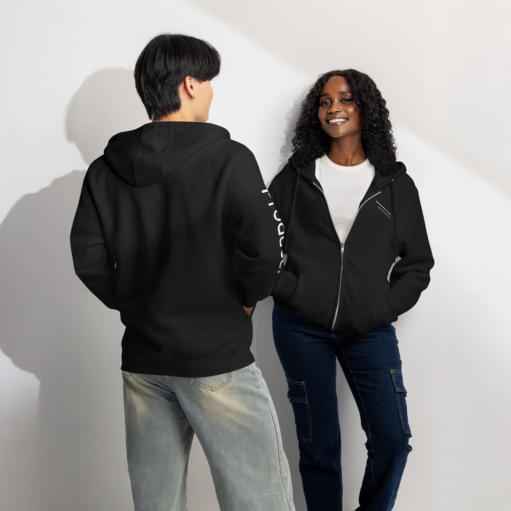 The Producer - Premium Full Zip Hoodie Model Shot
